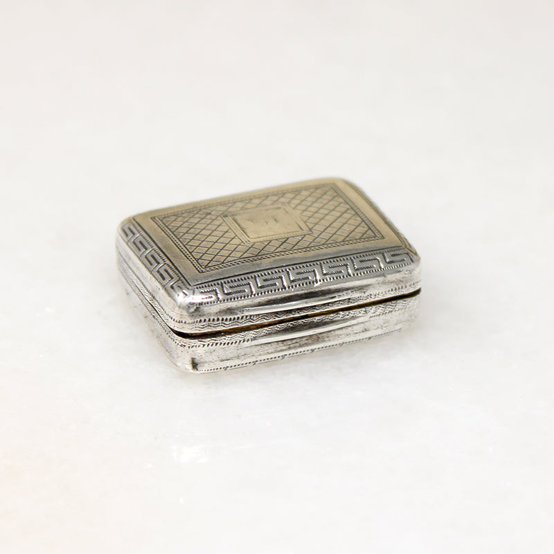 Exquisite Georgian Sterling Silver Vinaigrette 
