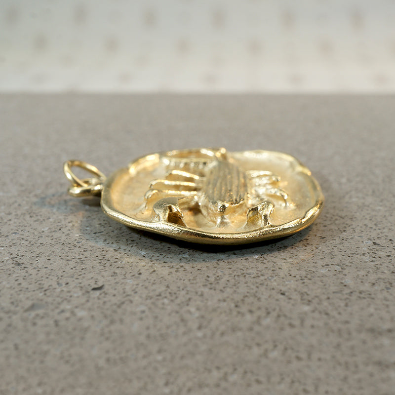 Scorpio Charm in 14k Gold
