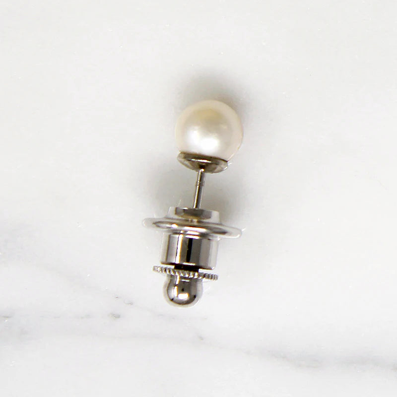 Creamy Cultured Pearl Tie Tack