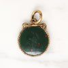 "Bloody" Mercury Bloodstone Cameo Charm