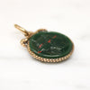 "Bloody" Mercury Bloodstone Cameo Charm