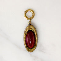 Sly Serpent Pendant with Sugar Loaf Garnet