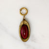 Sly Serpent Pendant with Sugar Loaf Garnet