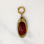 Sly Serpent Pendant with Sugar Loaf Garnet