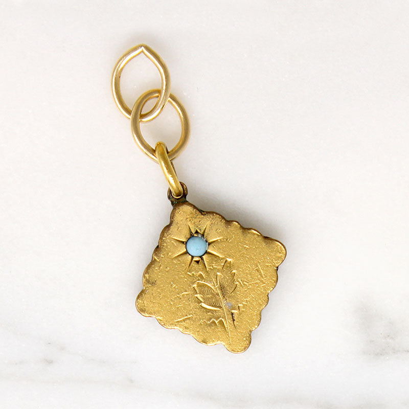 Cheerful Gold Filled Flower Charm