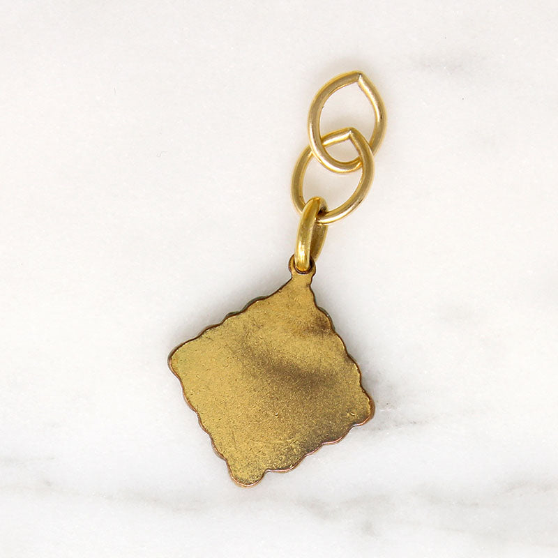 Cheerful Gold Filled Flower Charm