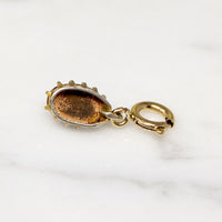 Wee Edwardian Goldstone Charm