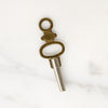 Early Victorian "5" Brass & Steel Watch Key