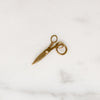 Tiny 14k Gold Scissors Charm