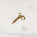 Tiny 14k Gold Scissors Charm