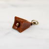 Bell-Shaped Goldstone Charm with Gold Bale