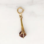 Witchy Bird's Talon & Garnet Talismanic Charm