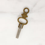 Early Victorian "5" Brass & Steel Watch Key