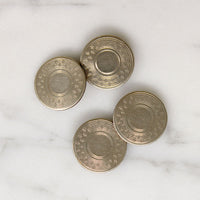 Art Deco Cufflinks with Engraved Meander Design