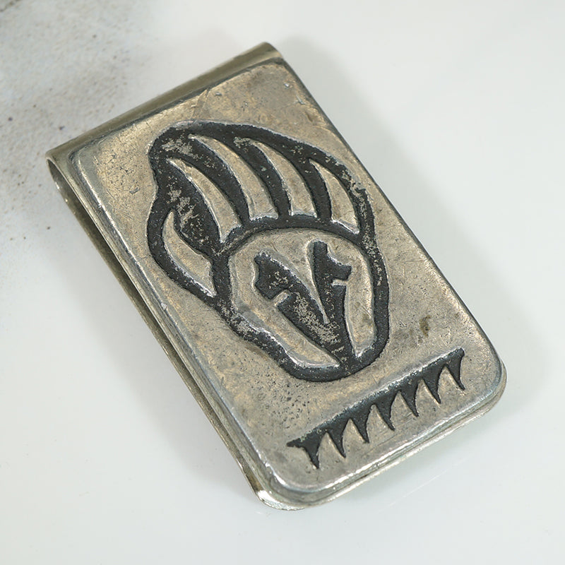 Bear's Claw Silver-Plate Money Clip