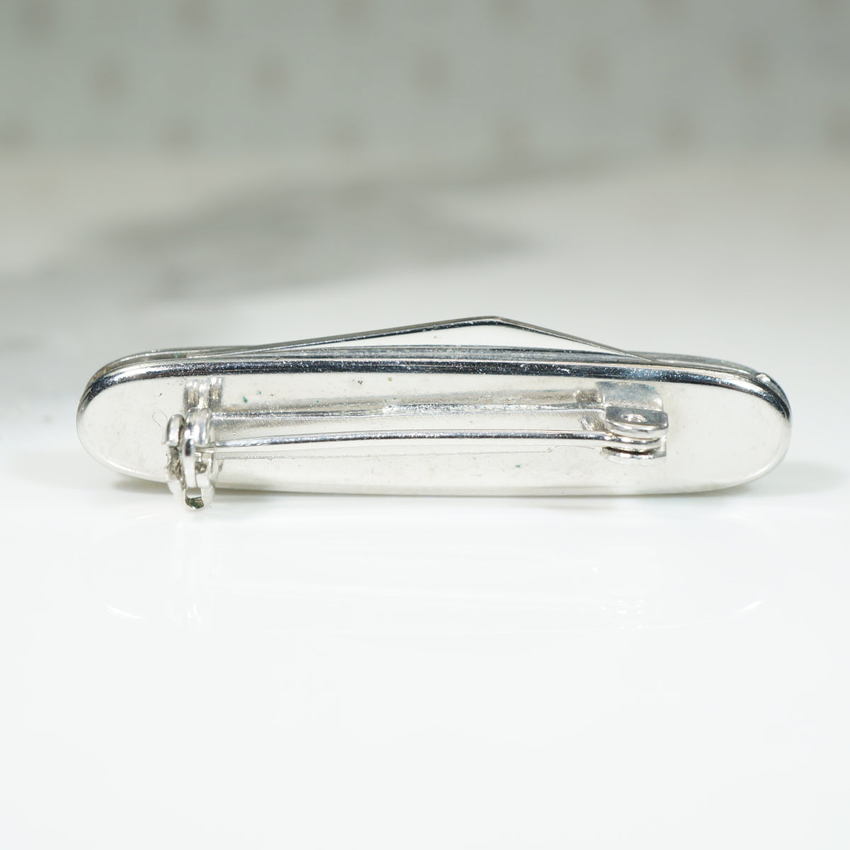 Tiny Craftsman Folding Knife Brooch