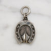 British Sterling Horseshoe Compass Fob