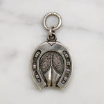 British Sterling Horseshoe Compass Fob