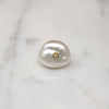 Opulent Baroque Pearl Cufflink & Stud Set with Diamond Accents