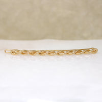 Large 14k Gold Antique Helix Barrette
