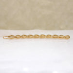 Large 14k Gold Antique Helix Barrette