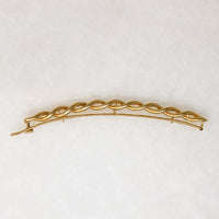 Large 14k Gold Antique Helix Barrette