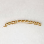 Large 14k Gold Antique Helix Barrette