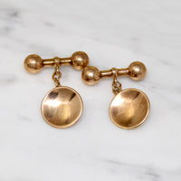 Sophisticated 9k Gold English Cufflinks