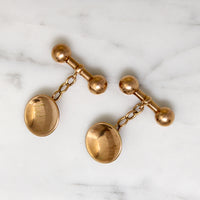 Sophisticated 9k Gold English Cufflinks
