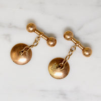 Sophisticated 9k Gold English Cufflinks