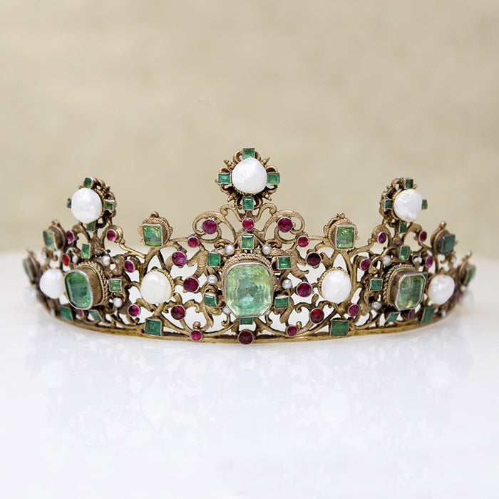 Bejeweled 19th Century Austro-Hungarian Tiara