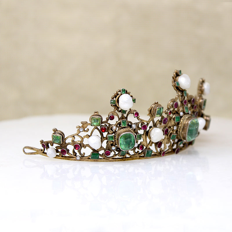 Bejeweled 19th Century Austro-Hungarian Tiara