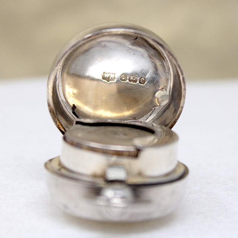 English Sterling Silver Sovereign Case