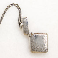 Edwardian Sterling Vesta Case Hallmarked Birmingham