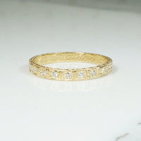 The Leap Year Diamond Band in Recyled Gold