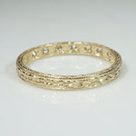 The Leap Year Diamond Band in Recyled Gold