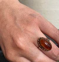 1950s Russian Amber Ring