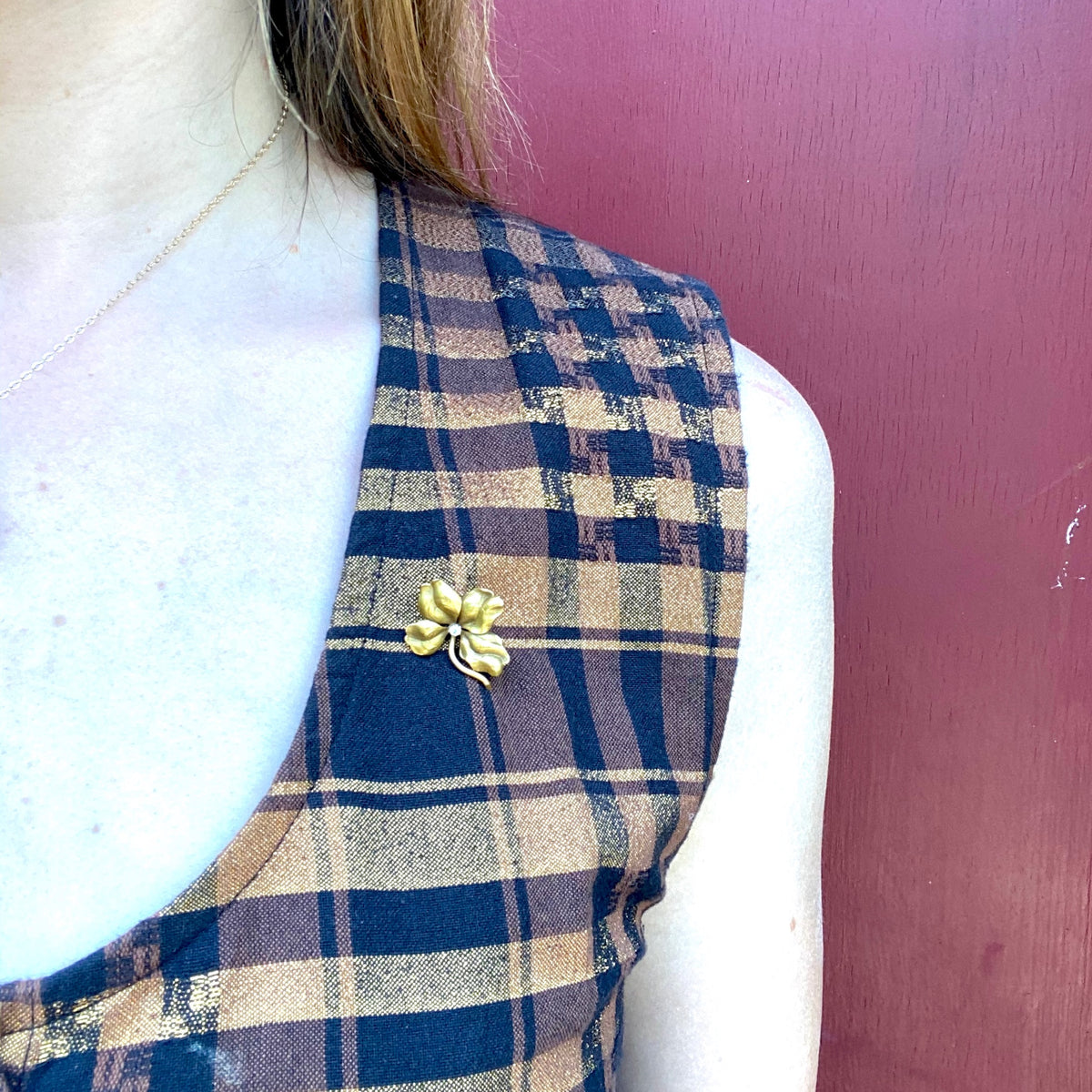 Henry Blank & Co. Edwardian Pansy Brooch