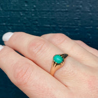 Victorian Ancient Turquoise Ring in Gold