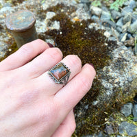 SW American Jasper & Terra Cotta Ring