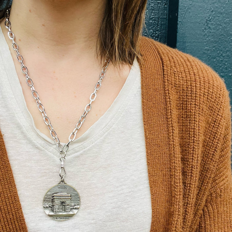 Shiny Chrome 1950's Fob Chain by AI