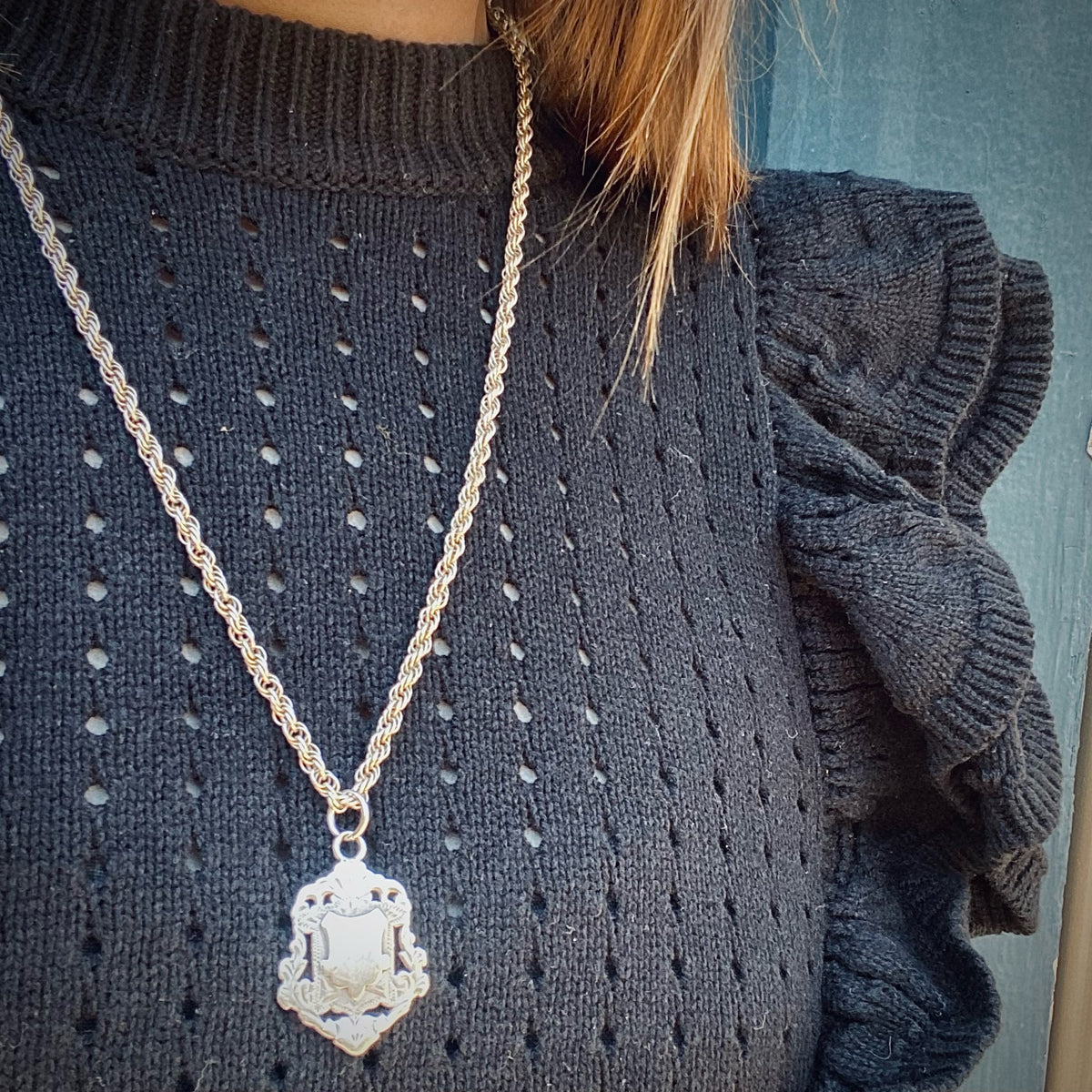 Substantial Double Sided Victorian Sterling Fob