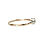 Orbit Solitaire Platinum and Rose Gold - Gem Set Love