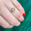 Stunning 1ct Light Brown Oval Diamond Solitaire Ring