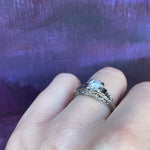 Art Deco White Gold Diamond Engagement Ring