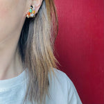 All the Jades Playful Foliate Gold Earrings