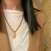 Rolling Link Chain with Unusual Charm Holder