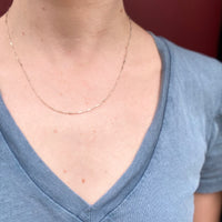 Delicate Beauty Art Deco Gold Chain