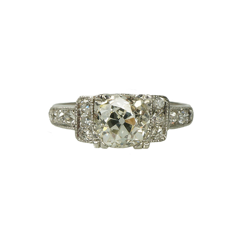 Stunning 1.5 ct OMC in Platinum