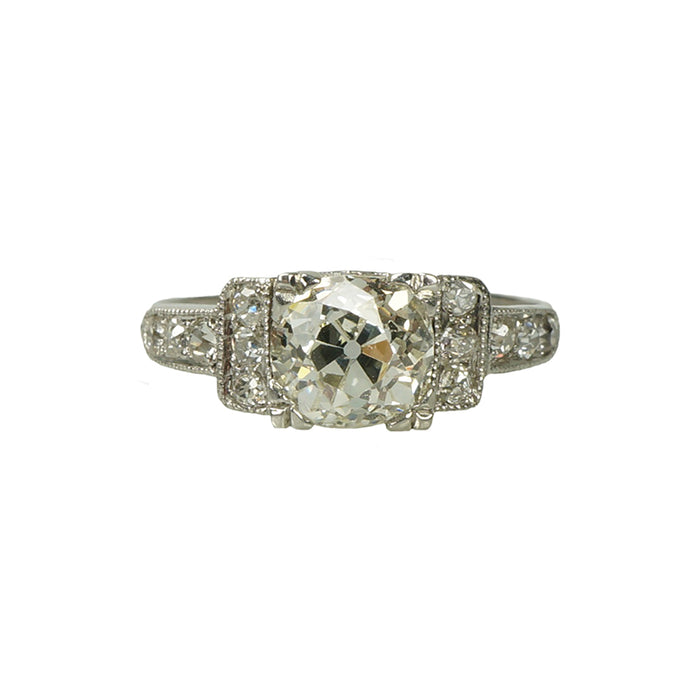 Stunning 1.5 ct OMC in Platinum
